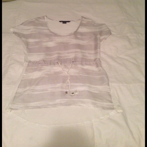 Armani tie waist shirt