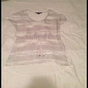 Armani tie waist shirt