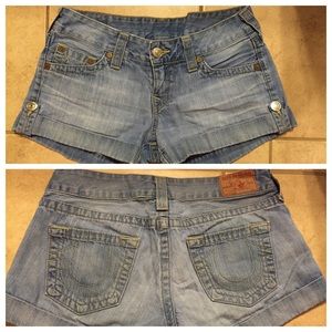 True religion Jean shorts