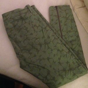 Gap flowered jeans