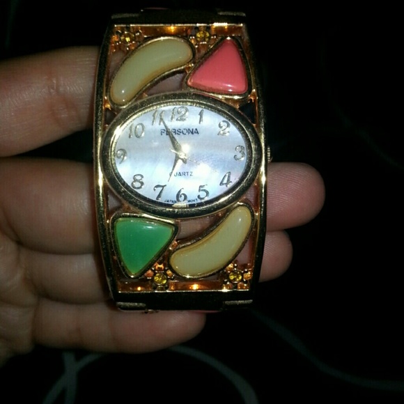 Gold Gem Watch