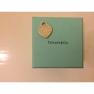 Authentic--Tiffany's "I love you" pendant