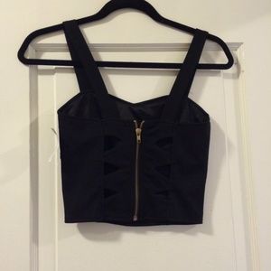 Black Crop Top