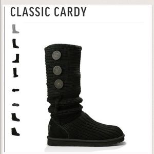 BRAND NEW black Classic cardy uggs