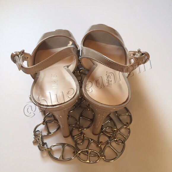 🚫SOLD NEW Nine West Taupe Peep Toe Pumps! - Picture 3 of 4