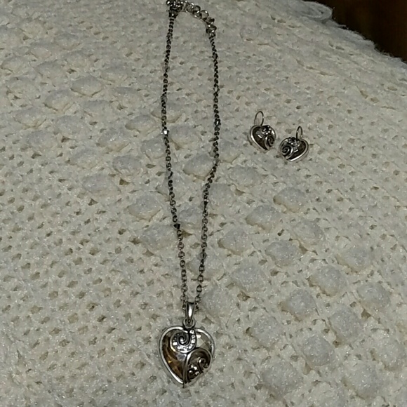 Brighton necklace and earrings