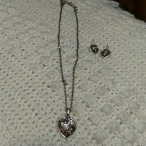Brighton necklace and earrings