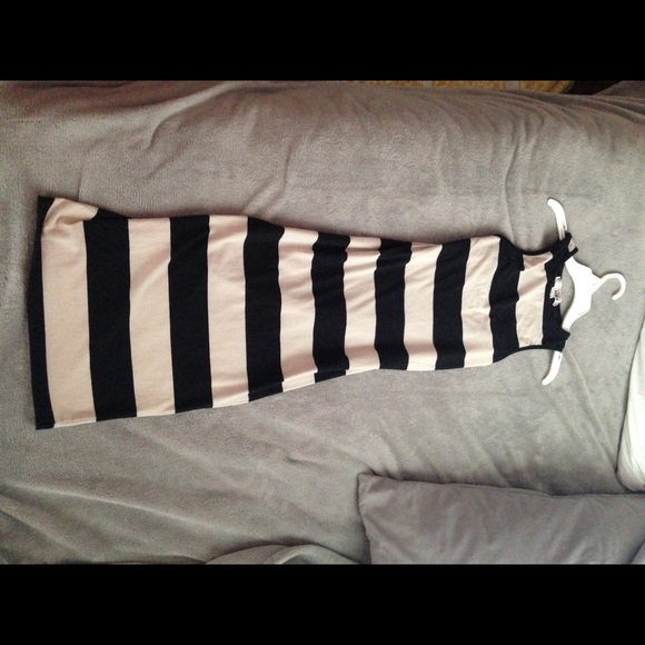 Black and Tan sexy tight cotton dress!