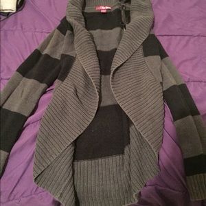 Open front sweater