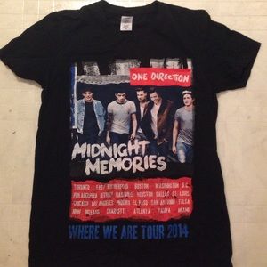 One Direction Where We Are Tour shirt