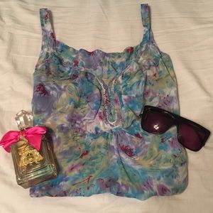 FINAL PRICE Floral Ruffle Top