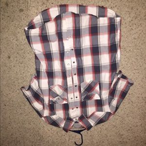 Mens checkered Button-Up