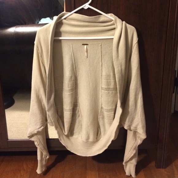 Free People Tan Bolero Shrug XS/S