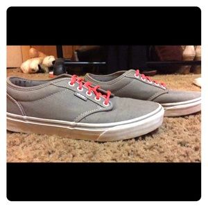 ALL ITEAMS ON HOLD!Woman's size 9 grey vans with