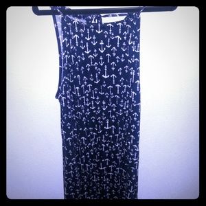 Nautical themed mini-dress