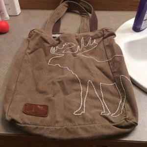 Brown Abercrombie bag