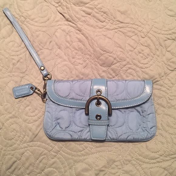 Authentic coach wristlet