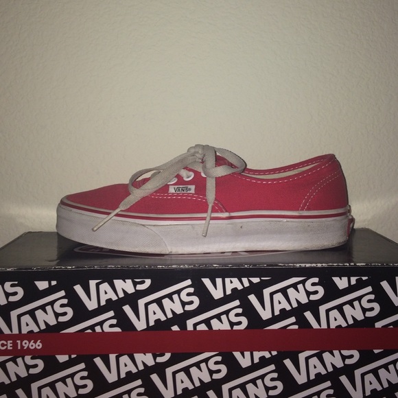 Red authentic vans - Picture 2 of 2