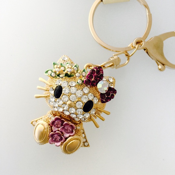 Adorable Kitty Cat Keychain
