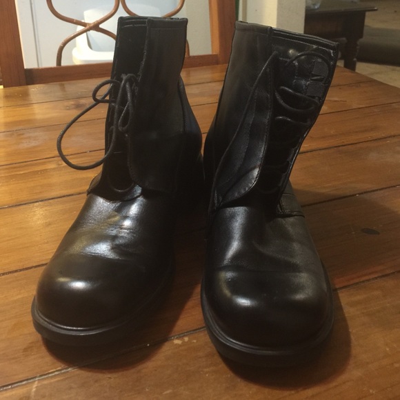 Black boots