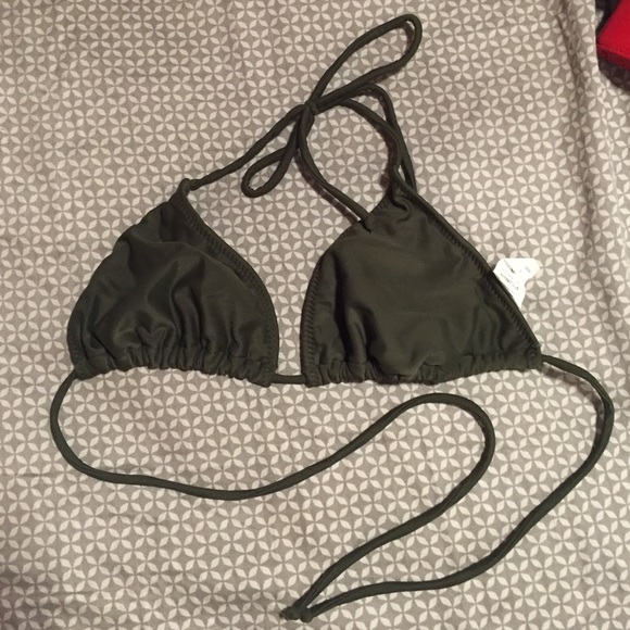 Forest Green Bikini Top