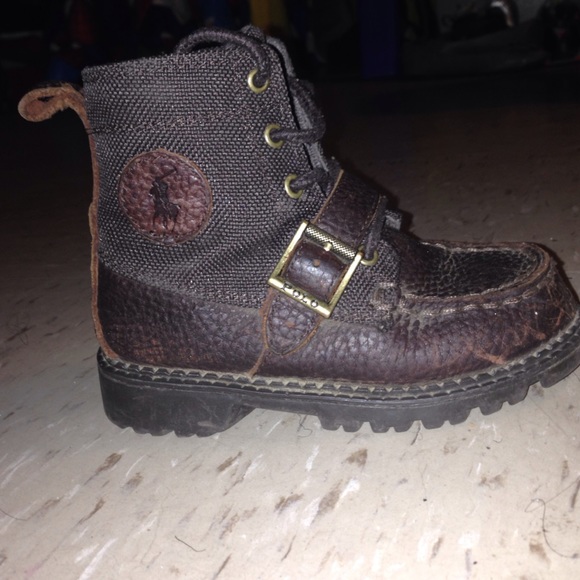 Ralph Lauren Leather Toddler Boots // Take Offers