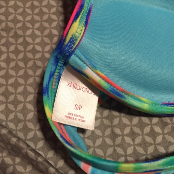 Tie Dye Bikini Top Push Up - Picture 3 of 3