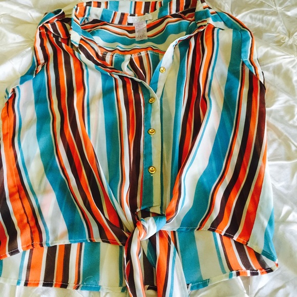 Colorful crop top