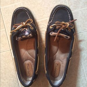 Sperry TopSider angelfish leopard boat shoe