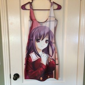 Black milk clothing Manga girl bodycon dress