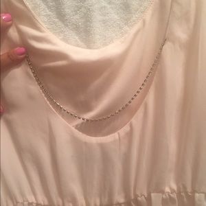 Blush dress by Zara
