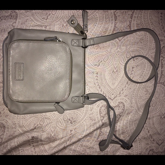 Relic gray cross body purse