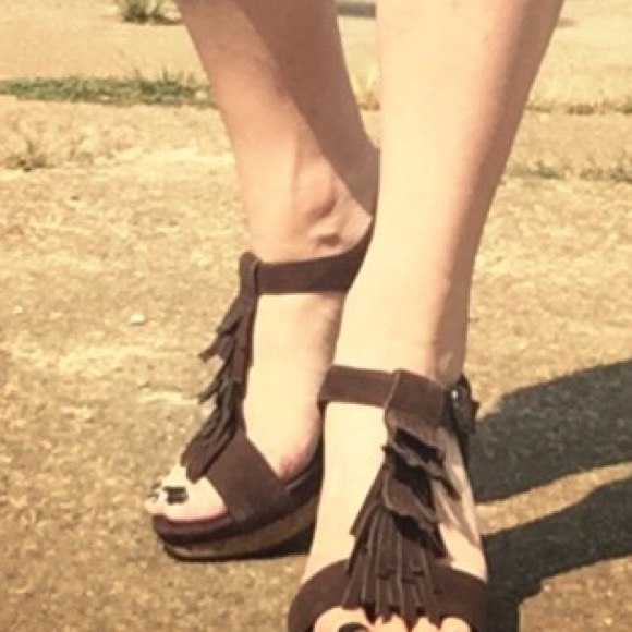 Kenneth Cole Reaction Wedges Brown size 7