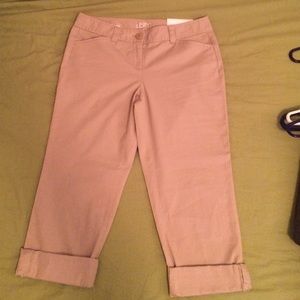 Loft; original crop capris pants
