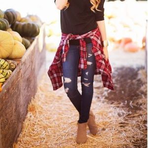 Get This Look: Mossino Red Flannel