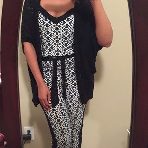 Sleeveless long romper