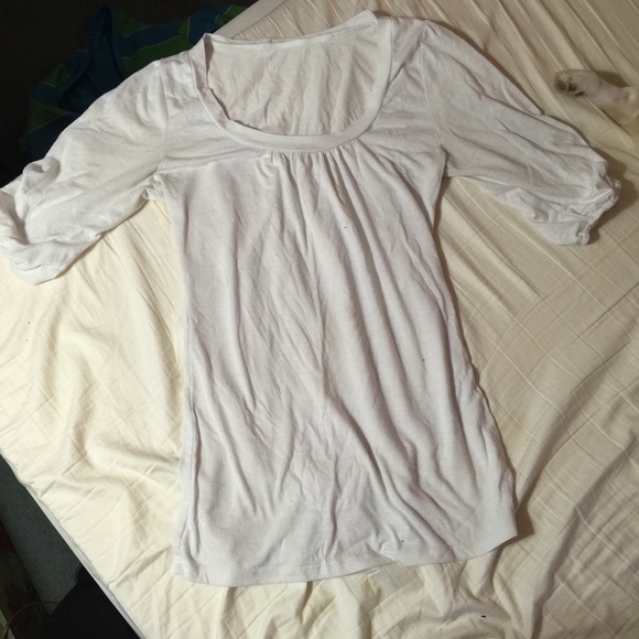 White half sleeve shirt