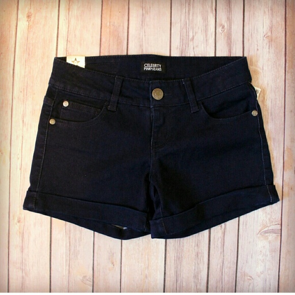 Celebrity Pink Jeans indigo denim shorts NWT