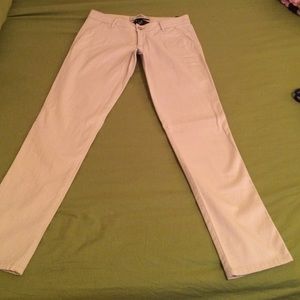 Hollister light khaki pants