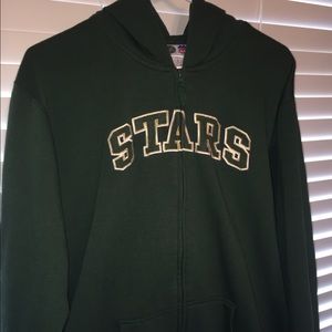Dallas Stars hoodie with zipper.
