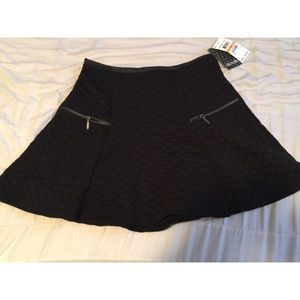 Black skater skirt