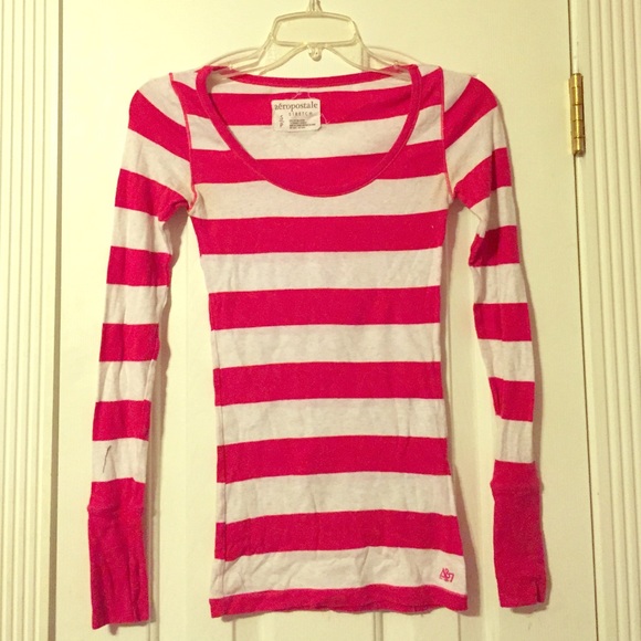 Stripped long sleeve shirt