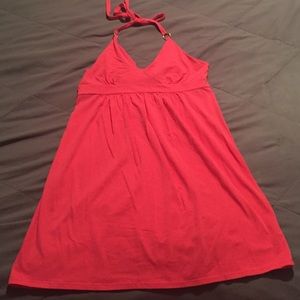 New Hot Pink Bra Top Halter Dress 👗NWOT
