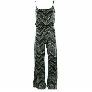Chevron print jumpsuit NWT