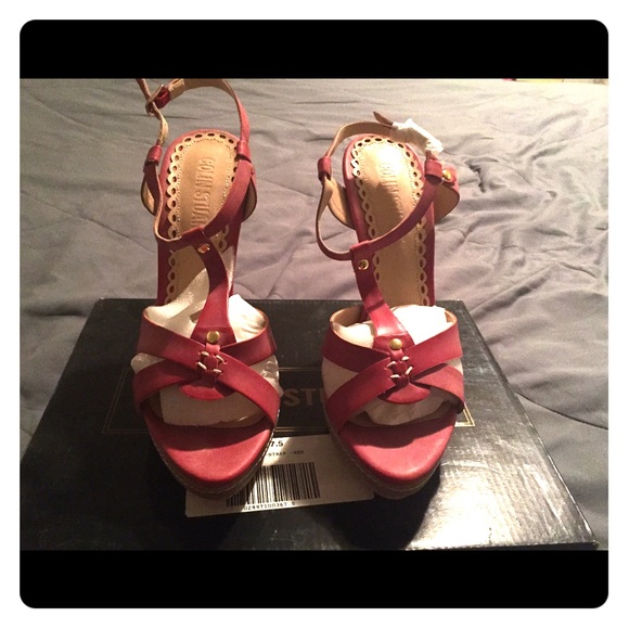 New Light Red Platform Heels 👠