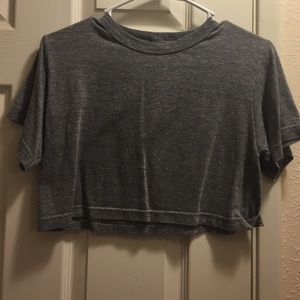 American apparel cropped shirt