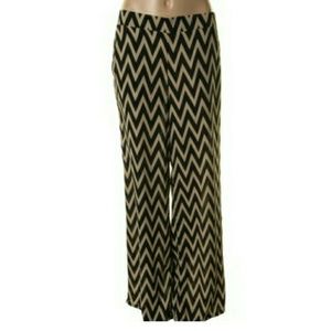 Chevron print pants - XS - NWT