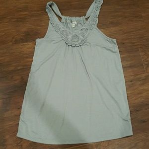 Cute grey razor back tank.