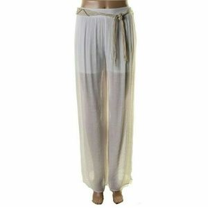 BCX white gauze pants - XL - NWT