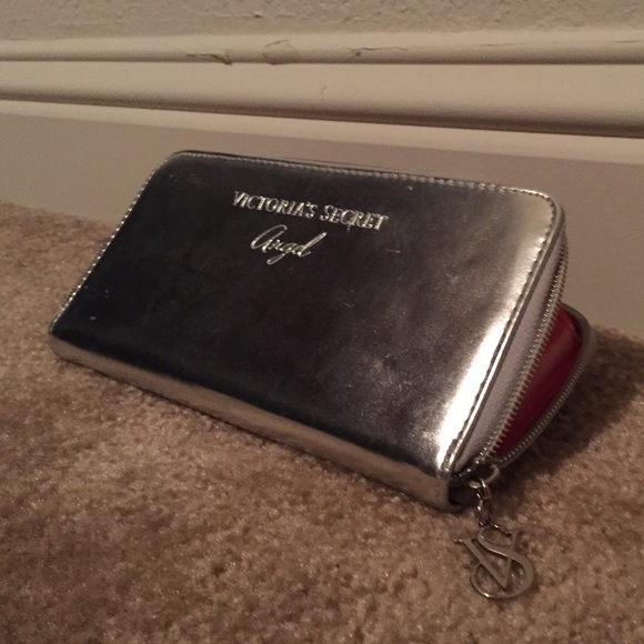 Victoria's Secret Handbags - Silver VS Angel wallet